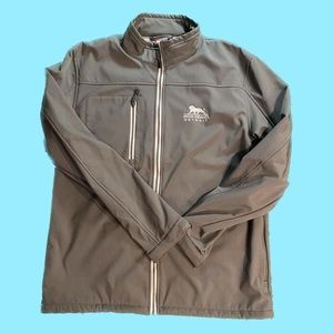 MGM Grand Casino Detroit Jacket Grey Mens Large.